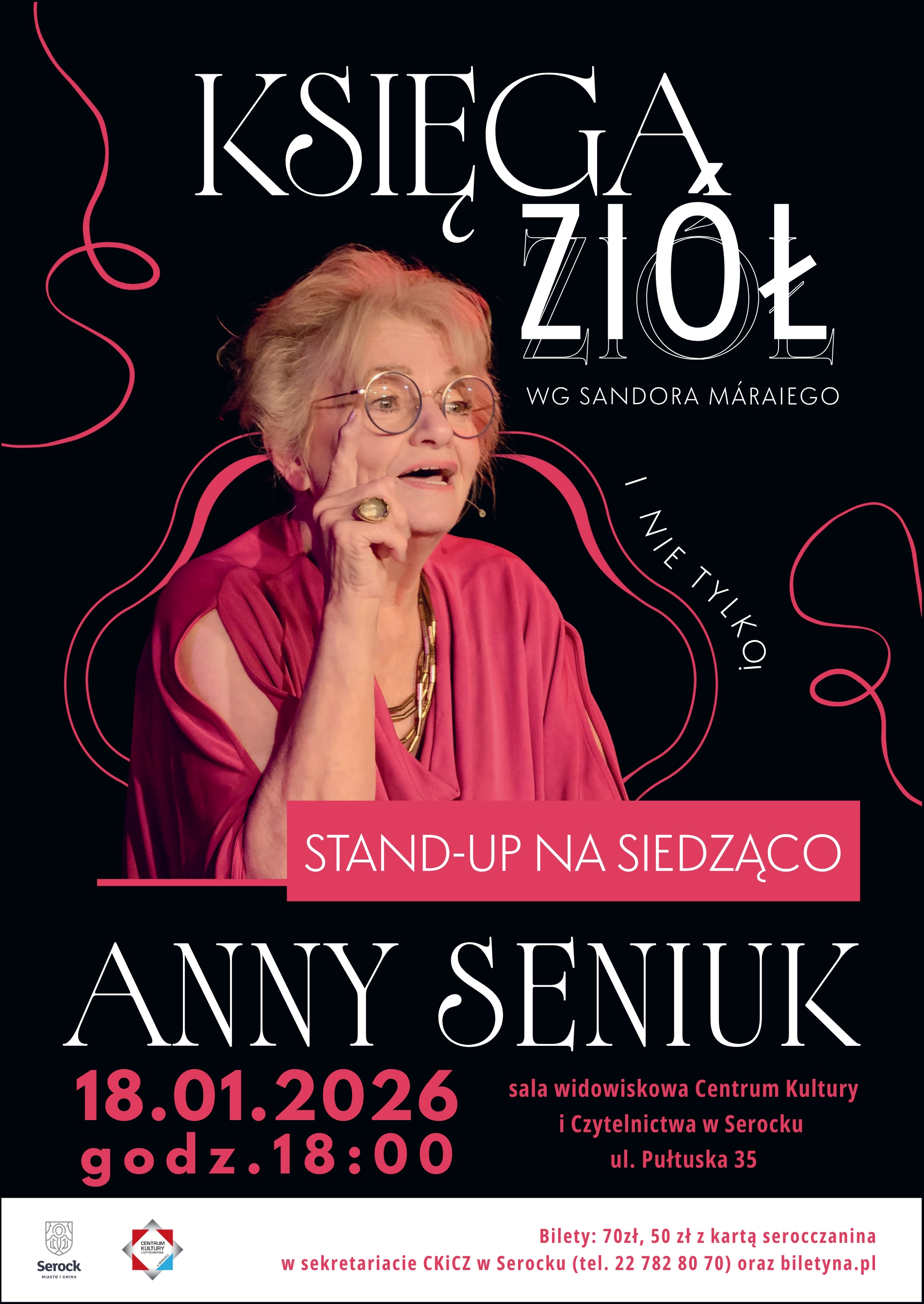 Stand-Up na siedząco Anny Seniuk