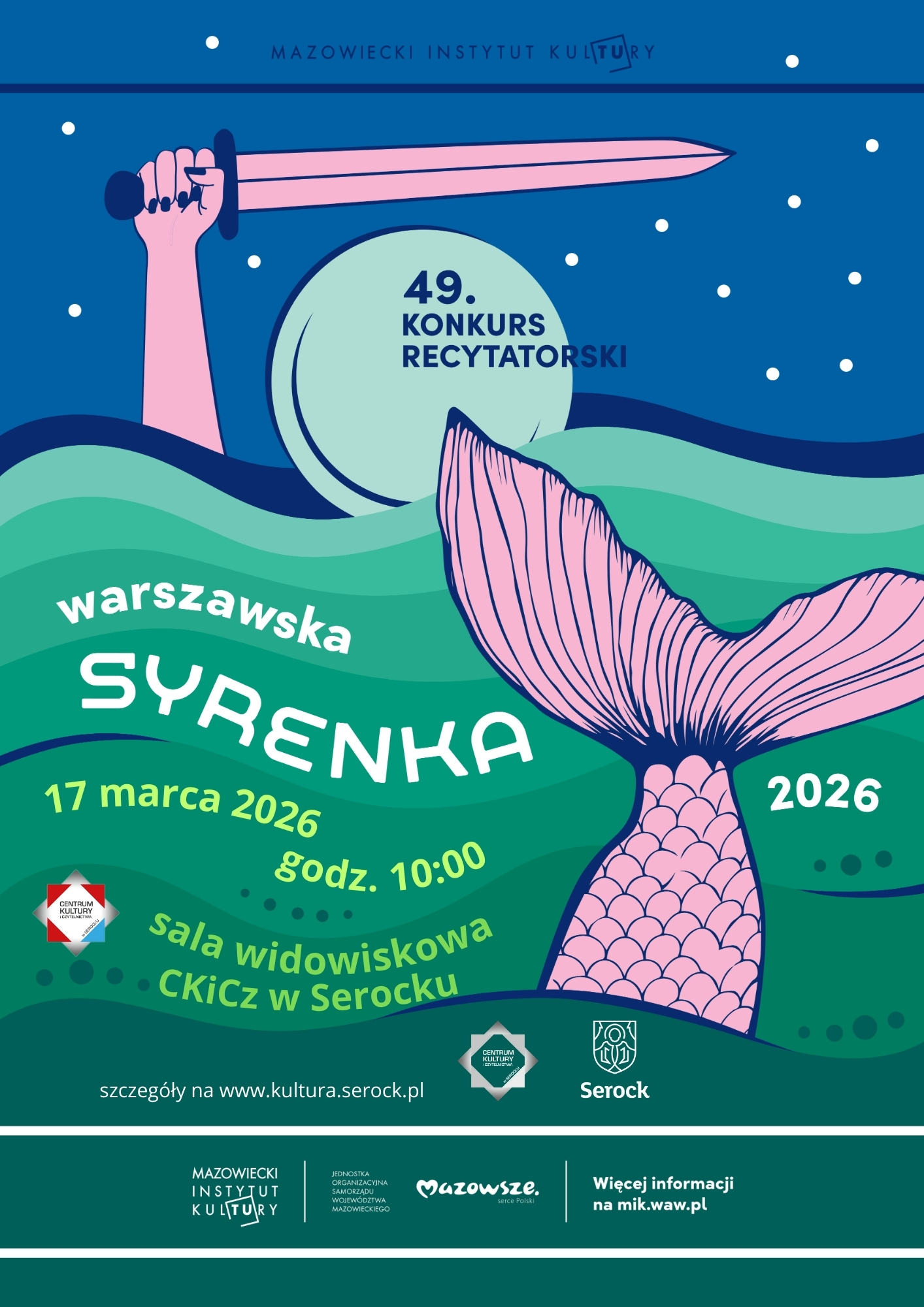 49. edycja Konkursu Recytatorskiego Warszawska Syrenka.