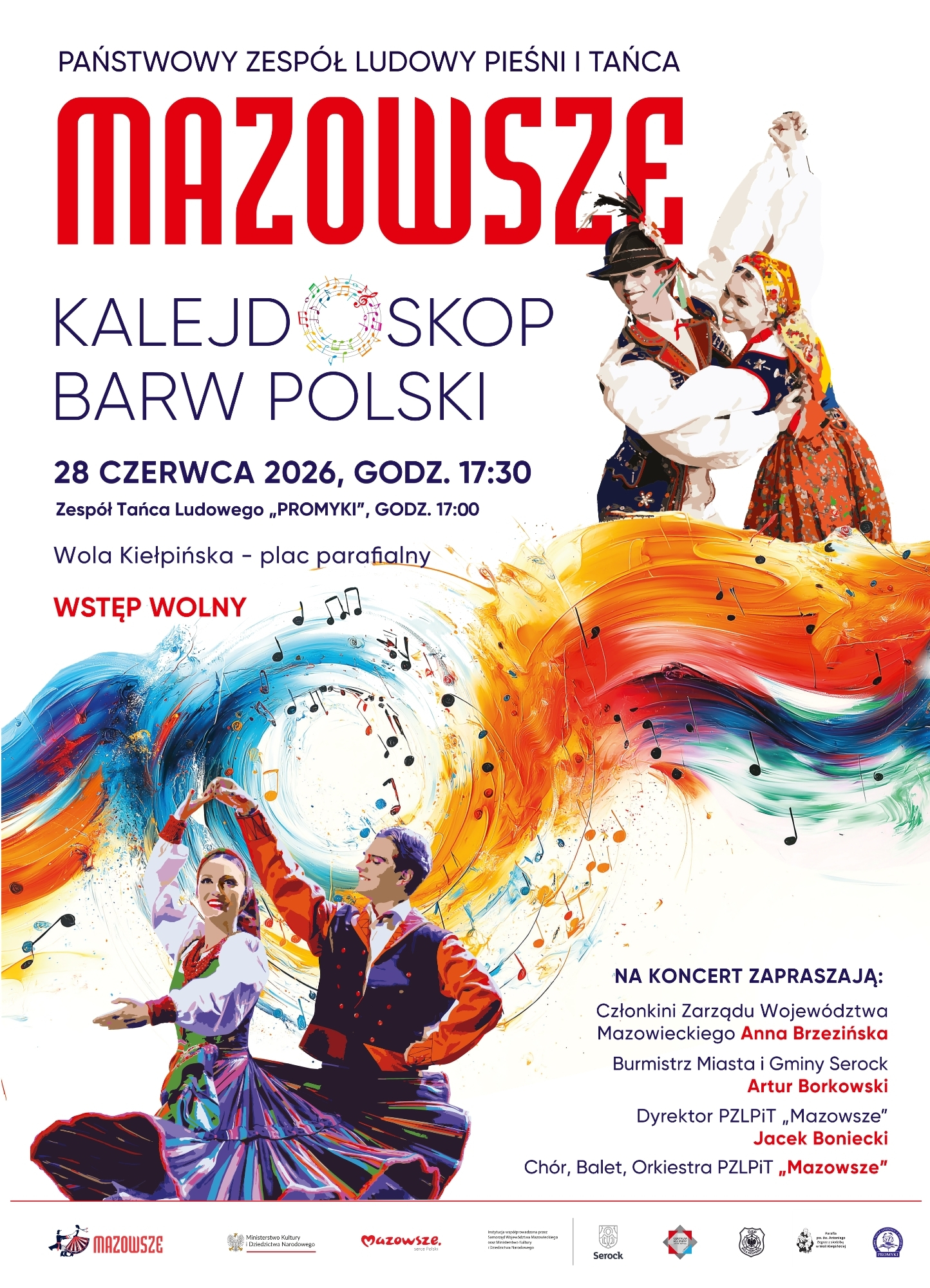 Państwowy Zespół Ludowy Pieśni i Tańca  MAZOWSZE w Woli Kiełpińskiej