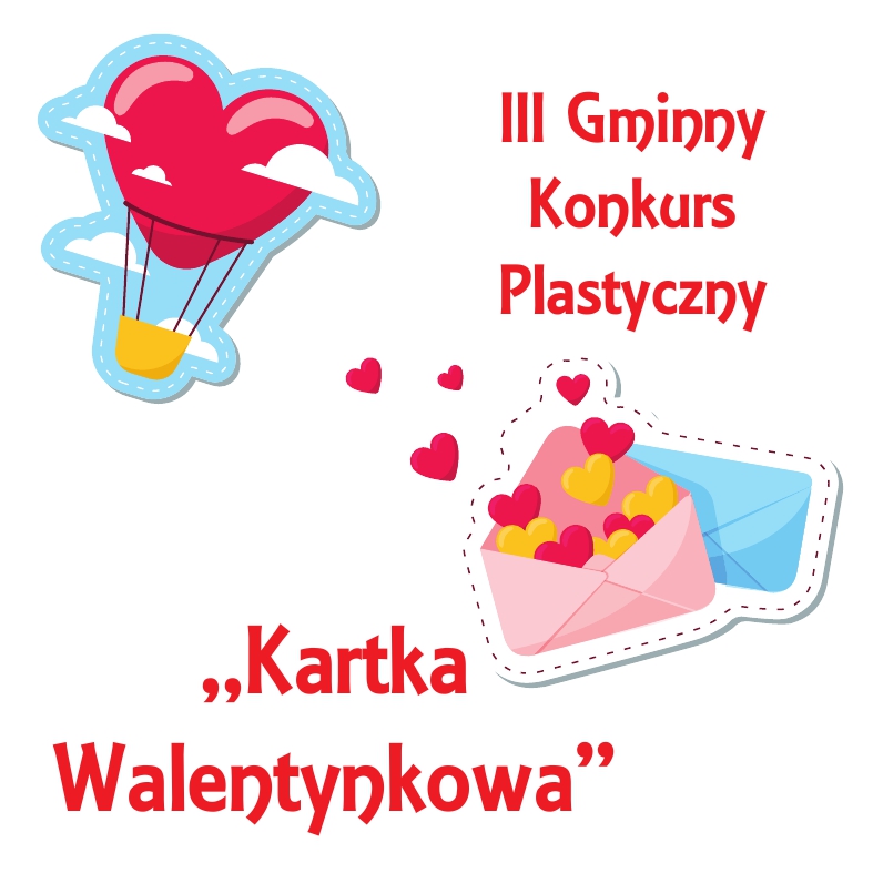 Gminny Konkurs Plastyczny "Kartka Walentynkowa"